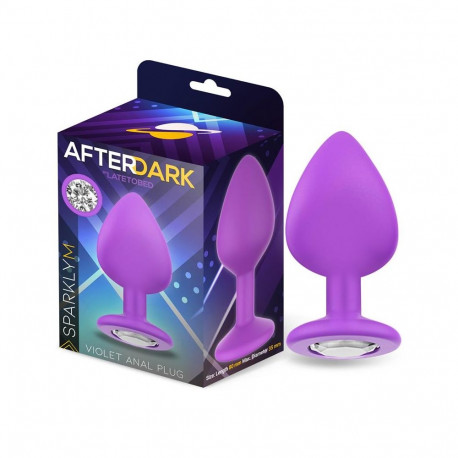 Sparkly Butt Plug Size M Violet