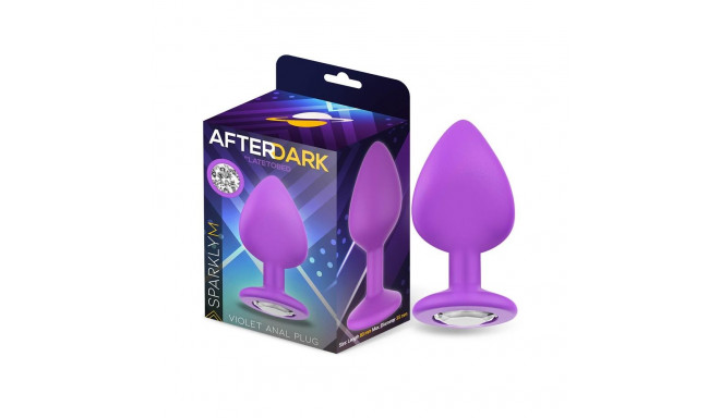 Anaalplug suurus M sädelev, violetne