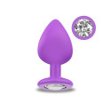 Anaalplug suurus M sädelev, violetne