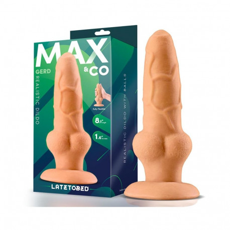 Gerd dildo 8.1 realistlik munanditega, nahavärv