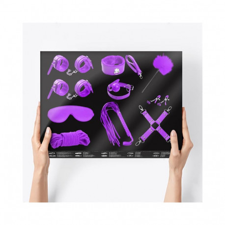 Bondage Set 10 Pieces Purple