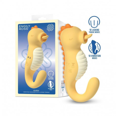 Seaboo Massager with Vibration and Licking Tongue