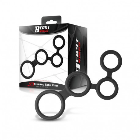 Multicockring peeniserõngas 47mm silikoonist