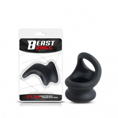 Double Penis Ring Liquid Silicone 27/30 mm