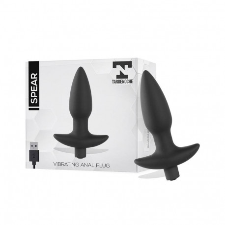 Spear vibreeriv silikoonist anaalplug USB