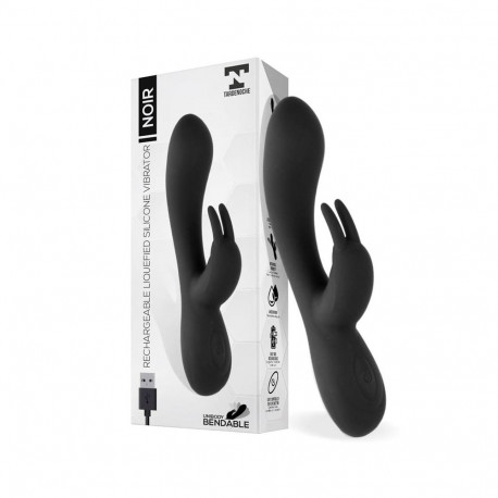 Noir Vibe Injected Liquid Silicone 2 Motors USB
