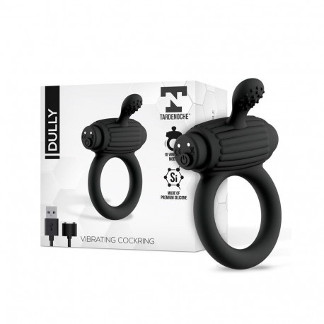 Dully Vibrating Penis Ring Silicone Magnetic USB