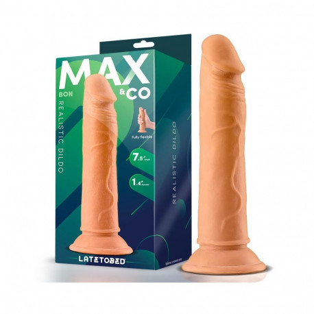 Bon Realistic Dildo with Suction Cup 7.5 Flesh
