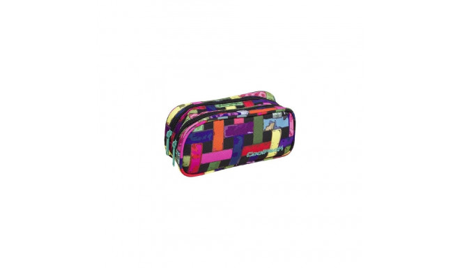 Pinal COOLPACK CLEVER - TWO ZIP PENCIL POUCH RECTANGULAR