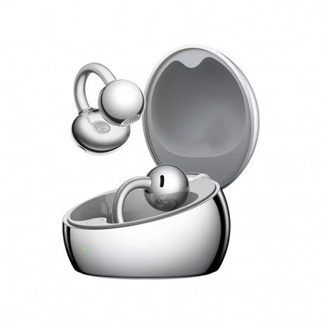 Huawei kõrvaklapid FreeClip 2 Bluetooth avatud disainiga mikrofoniga mürasummutusega, kosmosehõbedas