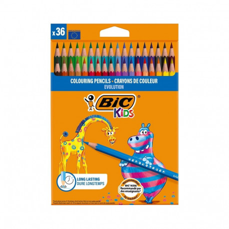 BIC värvipliiatsid kids evolut ecol 36col