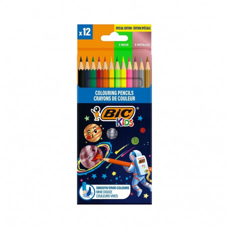 BIC värvipliiatsid Kids Cosmo 12 värvi