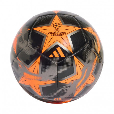 Piłka nożna adidas UCL Club 26/27 League Stage czarno-srebrno-pomarańczowa KE9762 5