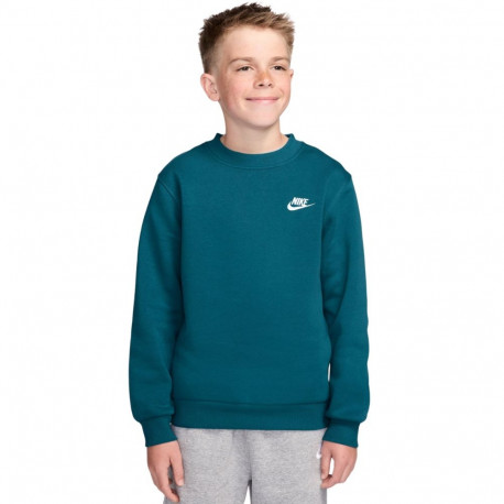 Bluza dla dzieci Nike Sportswear Club Fleece zielona FD3006 372 XS