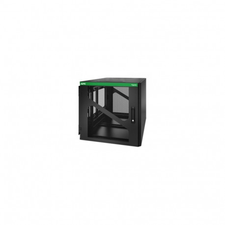 APC NETSHELTER 12U WALLMOUNT RACK ENCLOSURE CABINET SIDE MOUNT UPS DEPTH