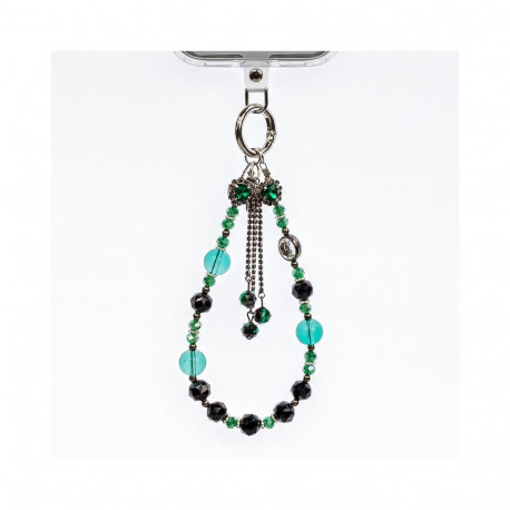 Crong Phone Charm - Smycz zawieszka do telefonu (Emerald Bow)