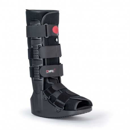 Long Ankle-Foot Orthosis "AIR WALKER BASIC" O-1182/M REHAFUND, Black