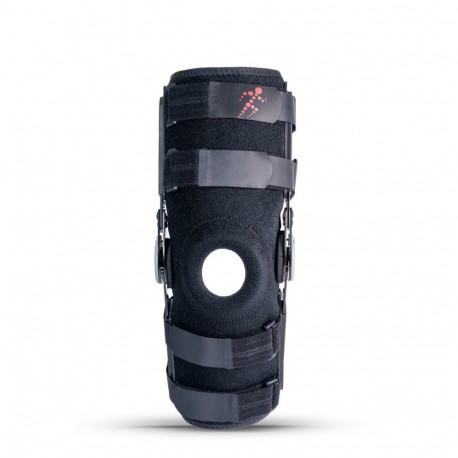 Long Open Knee Brace "Stabilmax O-1243/2XL REHAFUND", Black