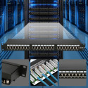 Extralink CAT6 STP V2 | Patchpanel | 24 Ports