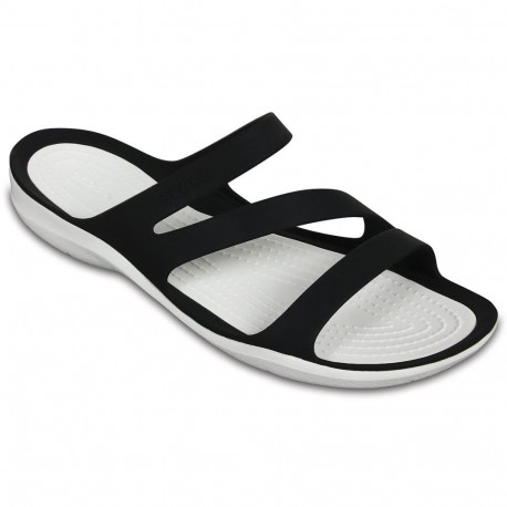 Crocs naiste sandaalid Swiftwater, must, valge