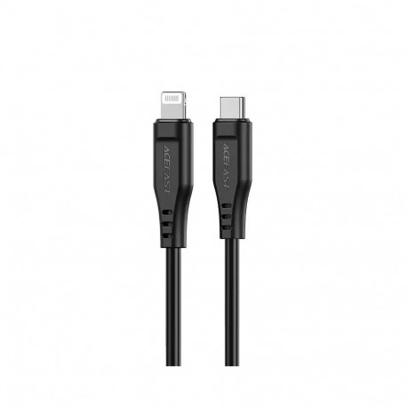 Acefast cable MFI USB Type C - Lightning 1.2m, 30W, 3A black (C3-01 black)