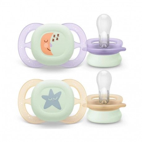 Philips Avent SCF075/07 Pacifier Ultra Start Nakts 2pcs