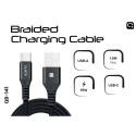 Quick QB-141 Braided Charhing and Data Cable USB to USB-С 1.5m