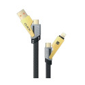Quick QB-100 Braided 4in1 Multi Charhing and Data Cable 1.2m