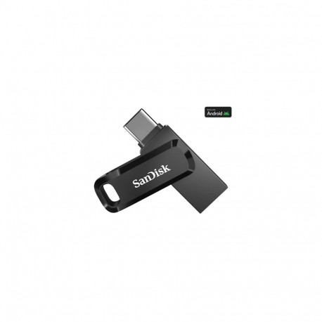 SanDisk Ultra Dual Drive Go USB Flash Drive 512GB, USB-C/USB-A 3.2 Gen 1, Black