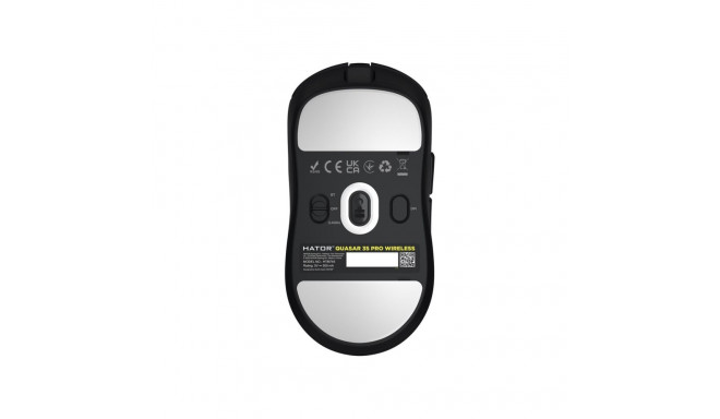HATOR Quasar 3S Pro Wireless mouse Gaming Right-hand RF Wireless + Bluetooth + USB Type-C Optical 30