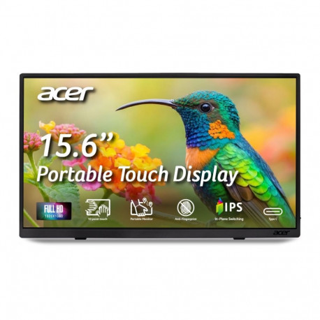 Acer | PM161QT bmiuux | 16 " | IPS | FHD | 16:9 | 60 Hz | 6 ms | 1920 x 1080 pixels | Touchscreen | 