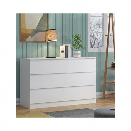 SIDEBOARD MAJA 120 S6 WHITE 120X40X80