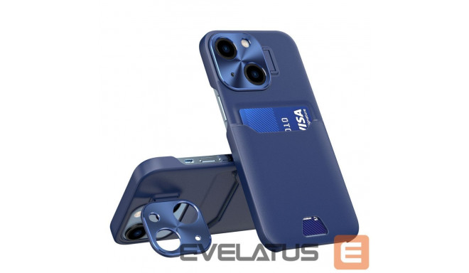 iLike - iPhone 14 Magsafe case + wallet case Dark Blue