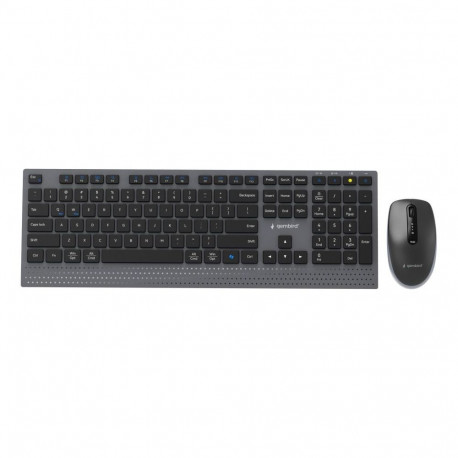 Gembird KEYBOARD +MOUSE WRL ENG/BK KBS-WPS-02