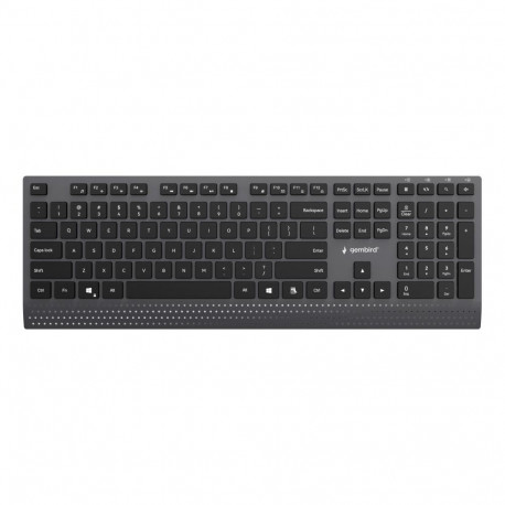 Gembird KEYBOARD MULTIMEDIA USB ENG/BLACK KB-MCH-06