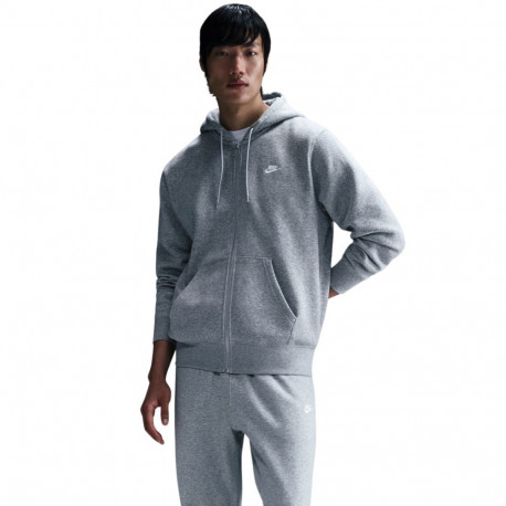 Bluza męska Nike Club BB FZ Hoodie szara FN3861 063 L
