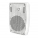 Qoltec SUPER BASS TWO WAY WALL SPEAKER| RMS 30W | 25cm | 8 Om | TRAFO | white