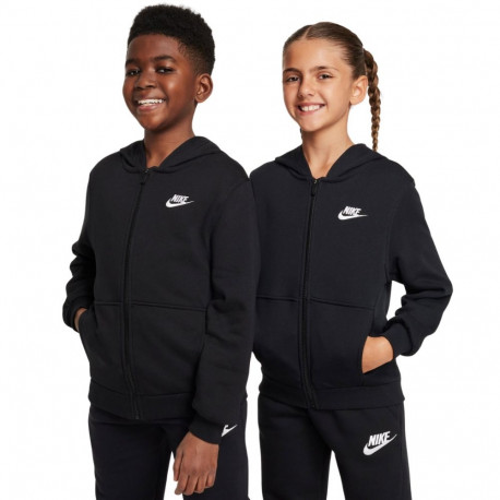 Nike lastepusa FD3017 010 XS Club Fleece, must