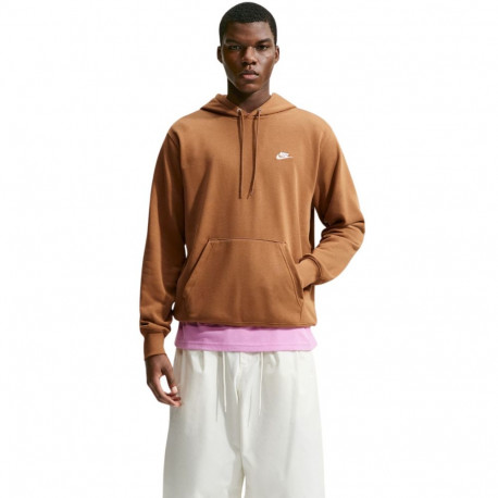 Bluza męska Nike Club FT PO Hoodie jasny brąz FN3866 270 2XL