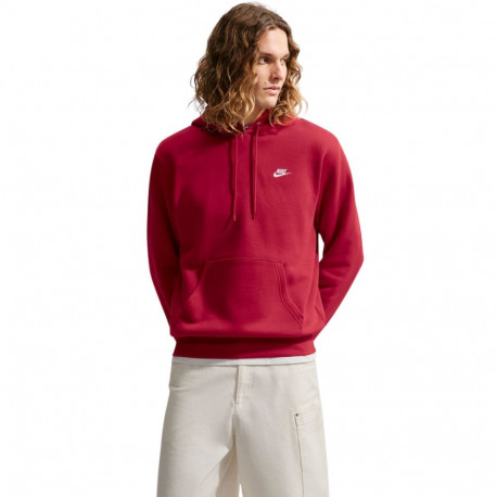 Bluza męska Nike Club BB czerwona FN3859 608 L