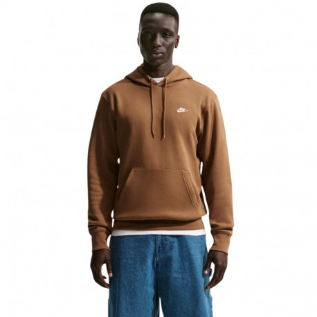 Bluza męska Nike Club BB brązowa FN3859 270 XL