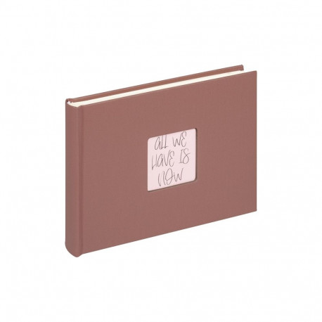 Photo Album - Walther FA-207-MM Fun 40 Pages Bookbound White Pages Mocha Mousse