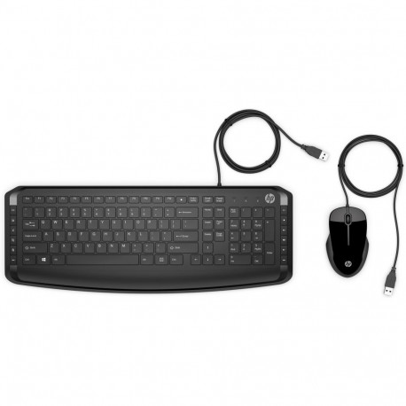 Keyboard and Mouse Set - HP Pavilion 200 QWERTY, USB, 1600 DPI