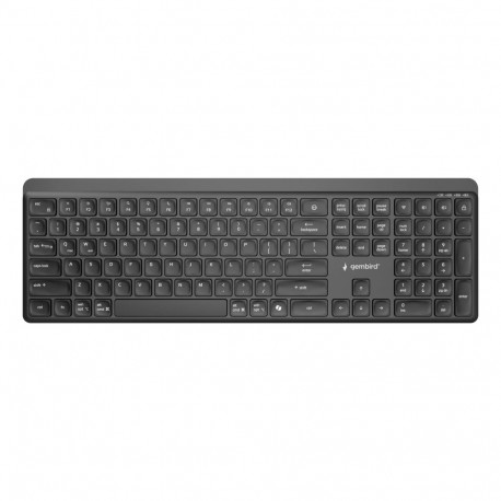 KEYBOARD WRL SLIM 2.4G+BT US/KB-WPS-03 GEMBIRD KB-WPS-03 (8716309136907)