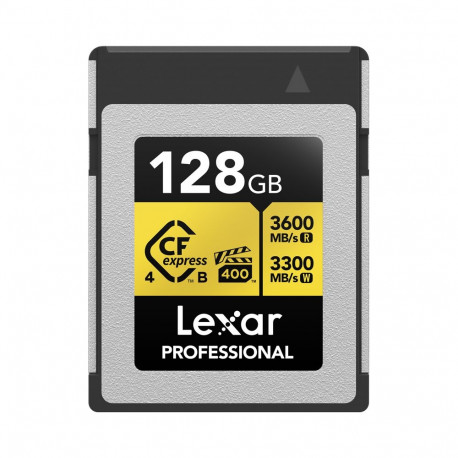 Lexar mälukaart CFexpress Pro Gold R3600/W3300 128GB