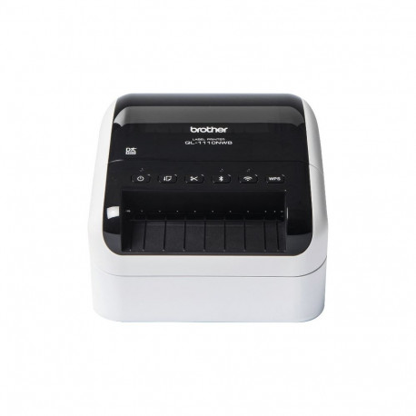 Brother QL-1110NWB label printer Direct thermal 300 x 300 DPI 110 mm/sec Wired & Wireless Ethernet L