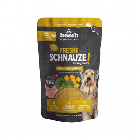 Bosch märg koeratoit Freshe Schnauze mono kanaga, kõrvitsaga ja brokoliga 250g