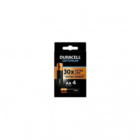 DURACELL Battery (LR6) C Alkaline Optimum (4 batteries/ blister) 1.5V