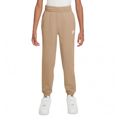 Nike laste püksid FD3008 286 Club Fleece, beež