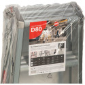 Hailo Master D80 2 x 3 Steps Double-Sided Folding